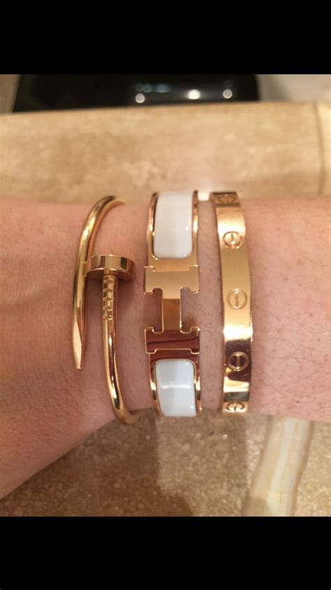 hermes bracelet stack